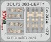 SPACE 3D Detailset Gotha Go242A Instrument panel, seat cussions and seatbelts (IBG) 3DL72063