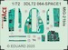 SPACE 3D Detailset Mikoyan MiG21Bis Instrument panel, Cockpit detail and seatbelts (Eduard) 3DL72064