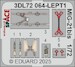 SPACE 3D Detailset Mikoyan MiG21Bis Instrument panel, Cockpit detail and seatbelts (Eduard) 3DL72064