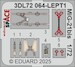 SPACE 3D Detailset Mikoyan MiG21Bis Instrument panel, Cockpit detail and seatbelts (Eduard)  3DL72064