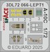 SPACE 3D Detailset A10C Thunderbolt Instrument panel, Cockpit detail and seatbelts (Great Wall Hobby)Eduard)  3DL72066