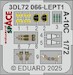SPACE 3D Detailset A10C Thunderbolt Instrument panel, Cockpit detail and seatbelts (Great Wall Hobby)Eduard) 3DL72066