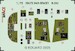 SPACE 3D Detailset B24J Liberator Instrument panels and seatbelts (Airfix) 3DL72069