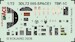 SPACE 3D Detailset TBF1C Avenger Instrument panels and seatbelts (Hobby Boss) 3DL72085