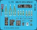 SPACE 3D  Detailset CH54A Tarhe Instrument panels and  Seatbelts (ICM) 3DL72093