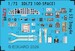 SPACE 3D Detailset Junkers Ju52/3mg4e Instrument panels and Seatbelts (Airfix) 3DL72100