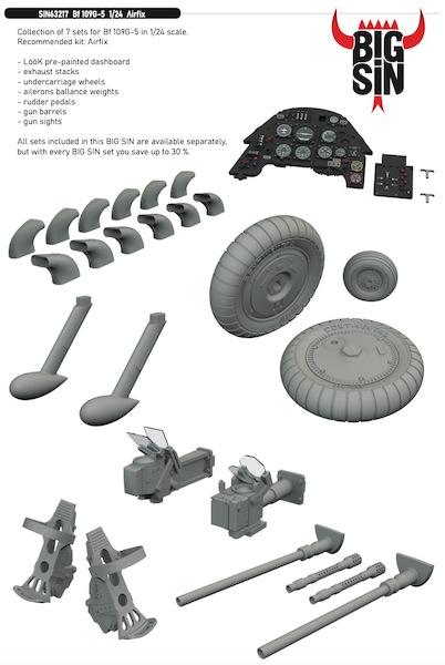 Messerschmitt Bf109G-65(Airfix) BIG SIN63217