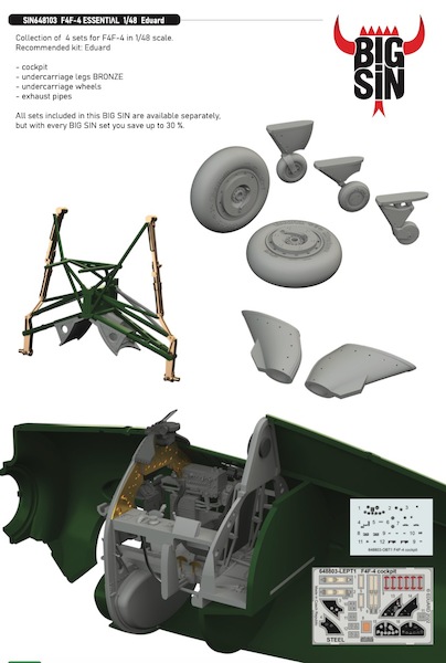 F4F Wildcat essential (Eduard) BIG SIN648103