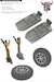 F6F Hellcat Undercarriage set (Eduard) sin648117