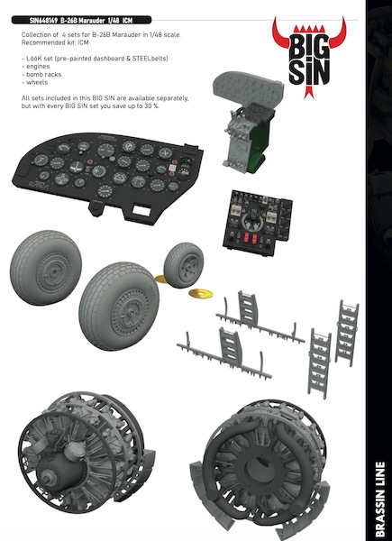 B26B Marauder set (ICM) BIG SIN648149