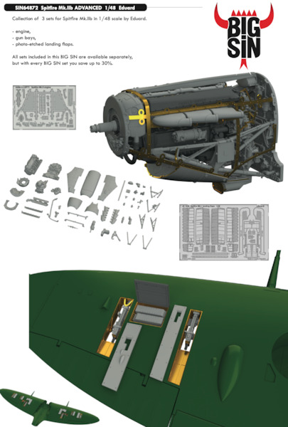 Spitfire  MKIIb Advanced  BIG SIN64872