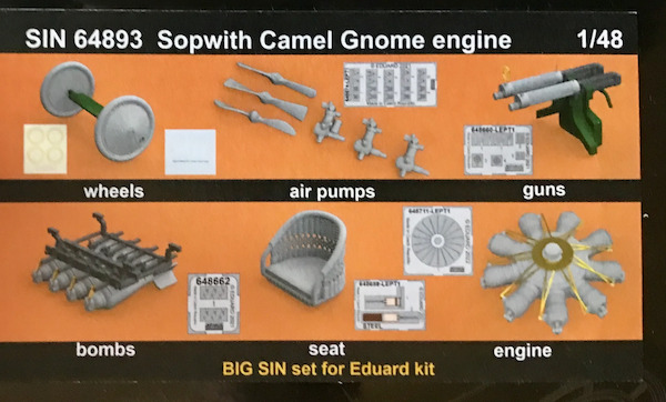 Sopwith Camel Gnome engine (Eduard)  BIG SIN64893