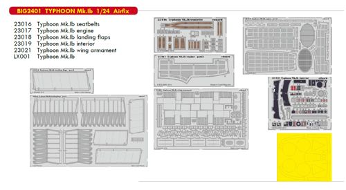 Detailset Hawker Typhoon MK1 (Airfix)  BIG2401