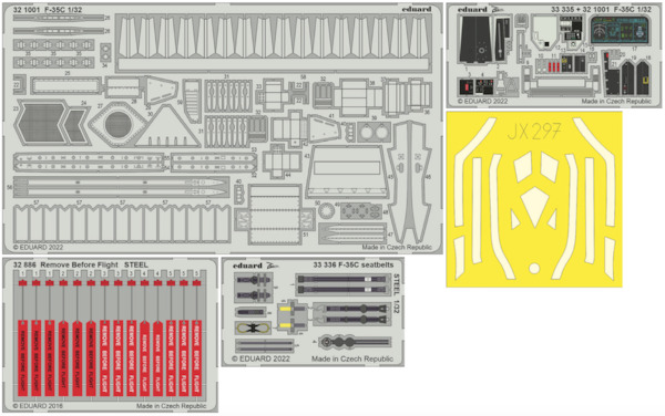 Detailset F35C Lightning II (Trumpeter)  BIG33147