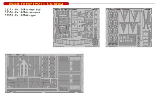 Detailset Focke Wulf FW190F Part 2 (Revell) BIG3356