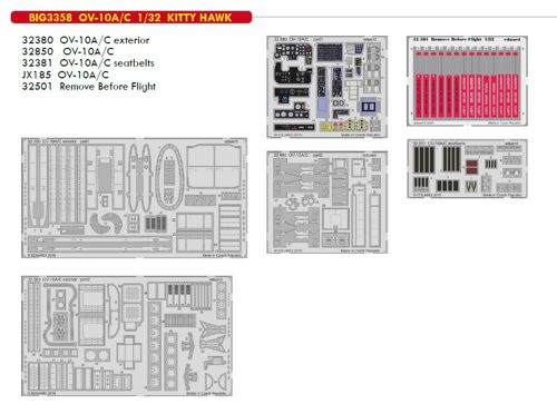 Detailset OV10A/C Bronco (Kitty Hawk)  BIG3358