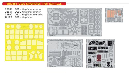 Detailset Vought OS2U Kingfisher (Kittyhawk)  BIG3363