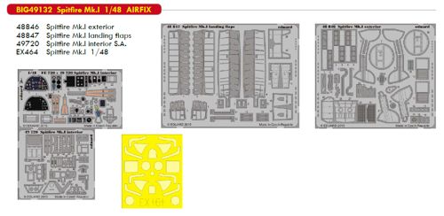 Detailset Spitfire MKI (Airfix)  BIG49132