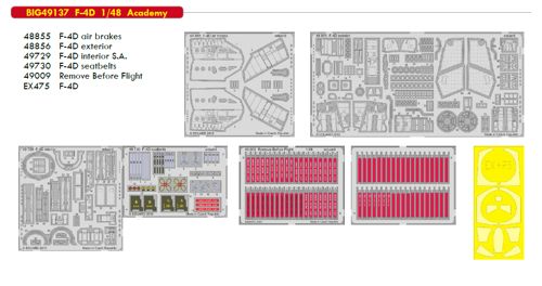 Detailset F4D Phantom (Academy)  BIG49137