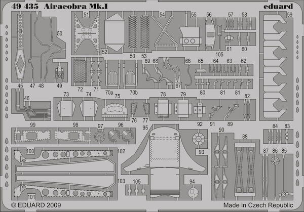 Detailset Bell Airacobra MK1(Eduard)  BIG4915