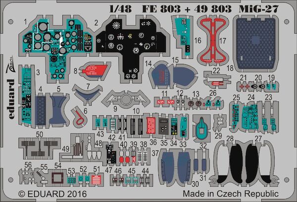 Detailset Mikoyan MiG27 Flogger (Trumpeter) BIG49168