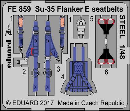 Detailset Suchoi Su35 Flanker E  (Kitty Hawk)  BIG49184
