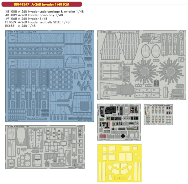 Detailset A26B Invader (ICM)  BIG49247