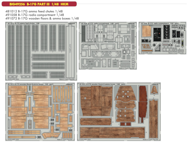 Detailset Boeing B-17G Flying Fortress PART 3 (Hong Kong Model)  BIG49256