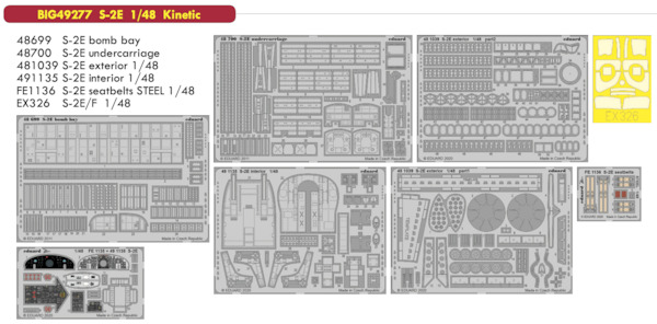Detailset Grumman S2E Tracker (Kinetic)  BIG49277