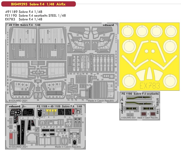 Detailset Sabre F4 (Airfix)  BIG49295