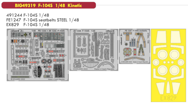 Detailset Lockheed F104S Starfighter (Kinetic)  BIG49319