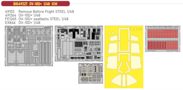 Detailset OV10D+ Bronco (ICM)  BIG49327