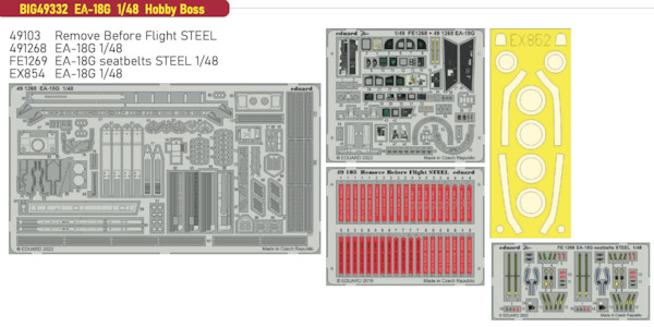 Detailset EA18G Growler (Hobby Boss)  BIG49332