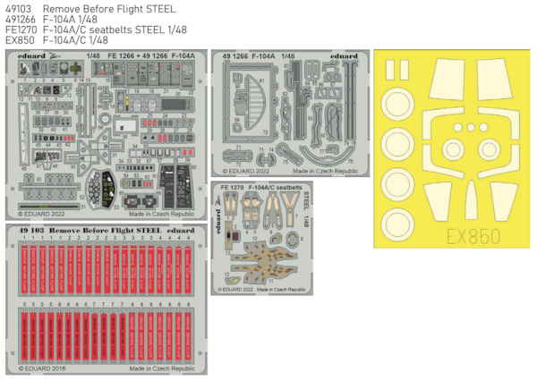 Detailset F104C Starfighter (Kinetic)  BIG49335