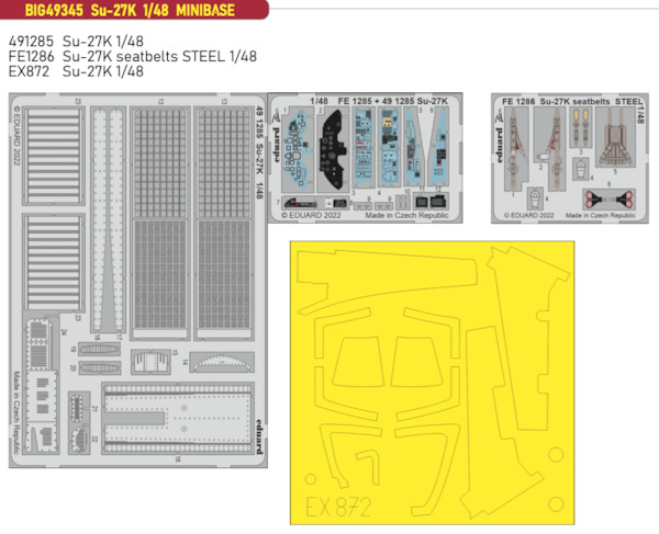 Detailset Sukhoi Su27K (Minibase) BIG49345