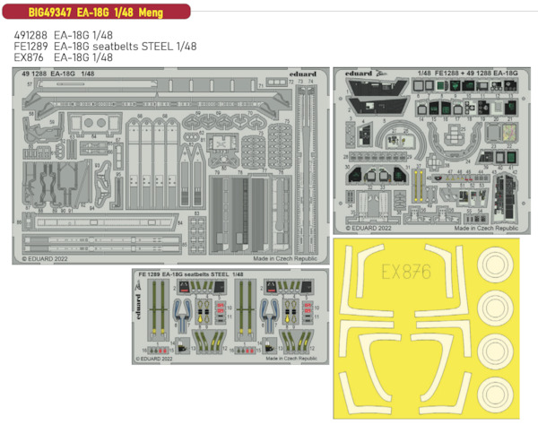 Detailset EA18G Growler (MENG) BIG49347
