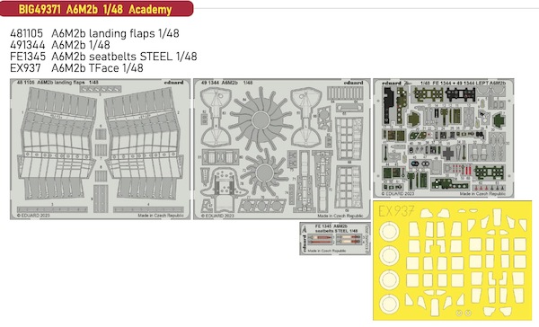 Detailset Mitsubishi A6M-2b Zero (Academy)  BIG49371