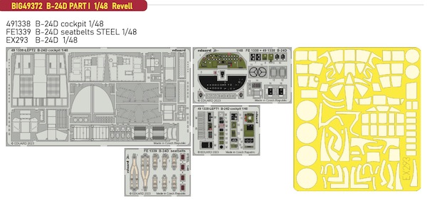 Detailset B24D Liberator Part I (Revell/Monogram) BIG49372
