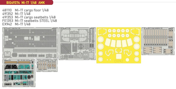 Detailset Mil Mi17 Hip (AMK)  BIG49374