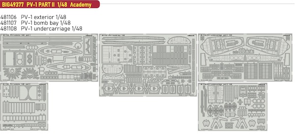 Detailset Lockheed PV1 Ventura  Part 2 (Academy/Revell)  BIG49377