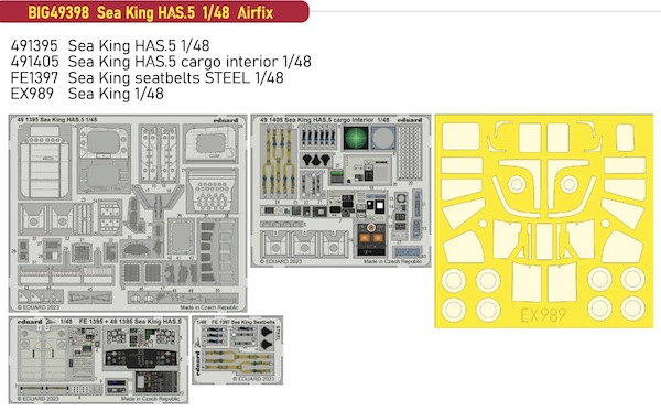 Detailset Westland Sea King HAS5 (Airfix)  BIG49398