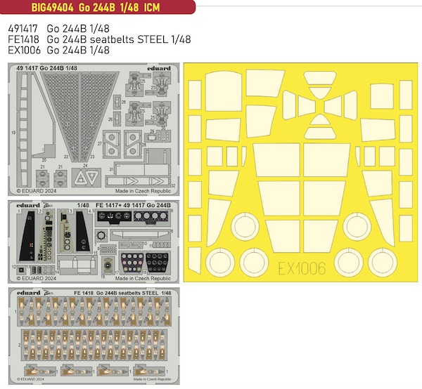 Detailset Gotha Go244 (ICM kits)  BIG49404