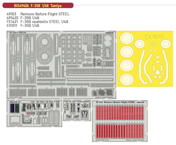 Detailset F35B Lightning II (Tamiya)  BIG49406