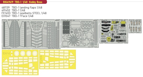 Detailset TBD-1 Devastator (Hobby Boss)  BIG49419