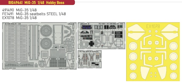Detailset Mikoyan MiG35 (Hobby Boss) BIG49441
