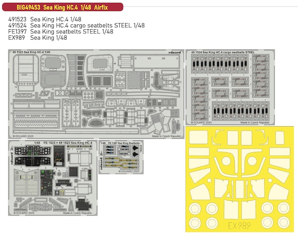 Detailset Sea King HC4 (AIRFIX) BIG49453