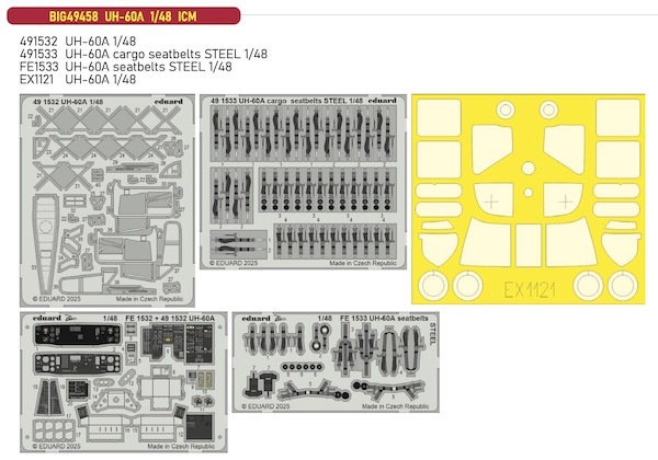 Detailset  UH60 Blackhawk (ICM)  BIG49458