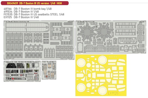 Detailset DB7 Boston III -US Version (Hong Kong Models)  BIG49459