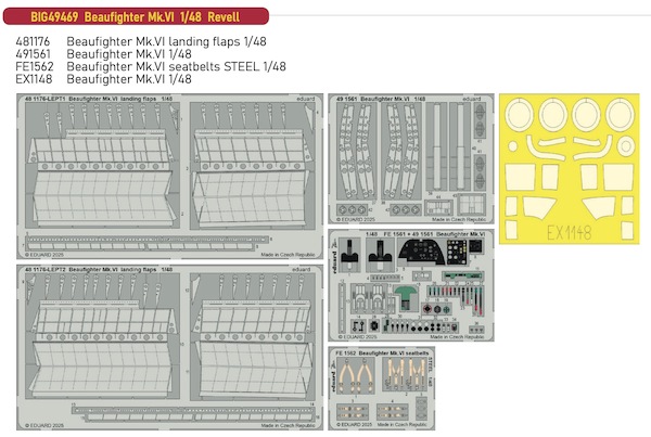 Detailset Beaufighter MkVI  BIG49469