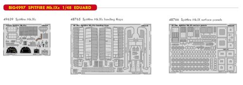 Detailset Spitfire MKIXc (Eduard)  BIG4997